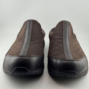 Easy Spirit Traveltime Slip-on Mule Women's Size 8M Brown 8WW  Leather Comfy